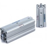 SMC Linear Compact Cylinders MQQ Compact Cylinder, Metal Seal, Low Friction